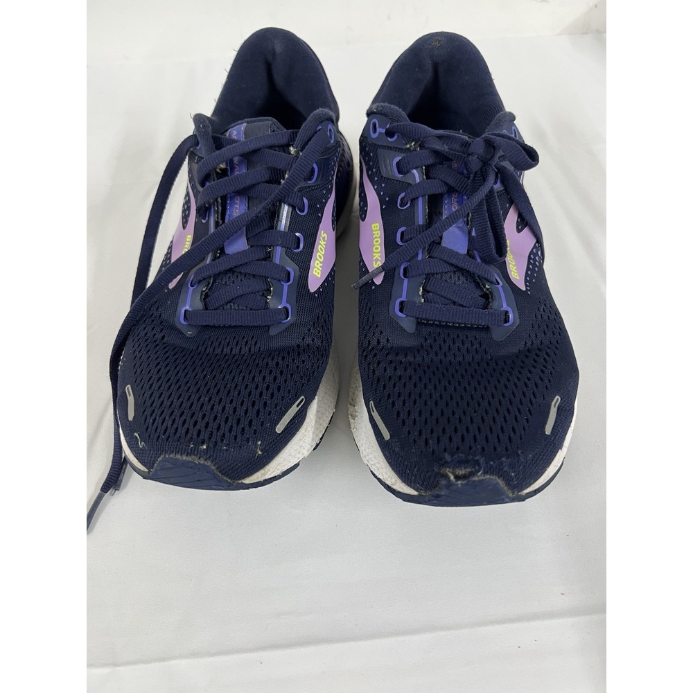 Brooks Adrenaline GTS 22 Womens Running Shoes Navy Purple 1203531B514 Size 9 B